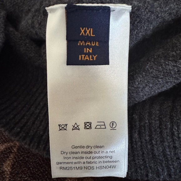 Louis Vuitton monogram jacquard wool half zip - Picture 7 of 13